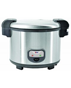 Omcan 60 cup (13.7 Qt / 13 L) Commercial Rice Cooker Electric - 110 V, 1.55 kW