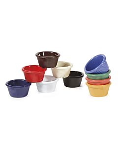 GET RM-387 2 oz., 3" Fluted Ramekin, 1.5" Deep - 48/case