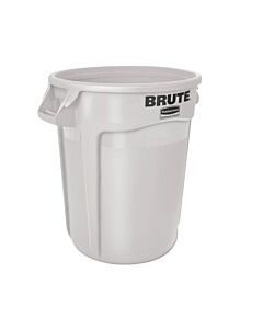 Rubbermaid RCP‐2610‐00‐WHT 10 Gallon Vented BRUTE™Container - White