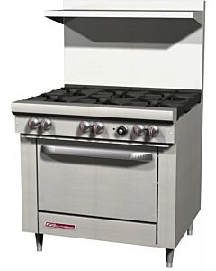 Southbend S36D S-Series Range 6 Burners, Natural Gas - 203,000 BTU
