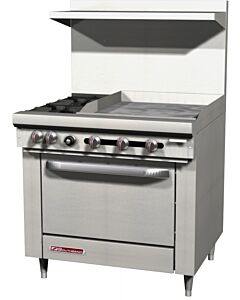 Southbend S36D-1G S-Series Range 4 Burners - 165,000 BTU