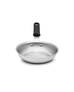 Vollrath 672108 8" Wear-Ever® Aluminum Fry Pan with Natural Finish and Silicone Handle