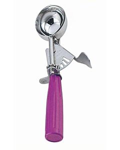 Omcan Ice Cream Scoop 7/8 Oz Size 40 Orchid