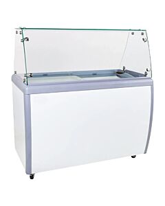 EFI Sales FICD-26 26" Ice Cream Dipping Cabinet with Sneeze Guard