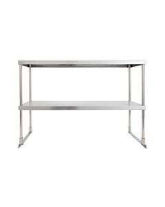 EFI TOD1896 18" x 96" 18 Gauge Stainless Steel Double Overshelf