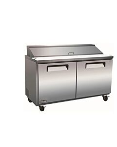 Celcold-CSP4812 48" Double Door Refrigerated Sandwich/Salad Prep Table- 12 Cu.Ft.