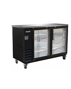 Celcold-CBB48G 49" Double Glass Door Back Bar - 10.45 Cu. Ft.