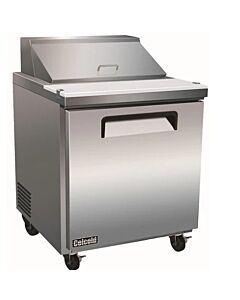 Celcold-CMT2912 28" Single Door Mega Top Prep Table - 7 Cu.Ft