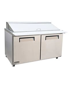 Celcold-CMT6024 61" Double Door Mega-Top Prep Table- 12 Cu.Ft. - CA