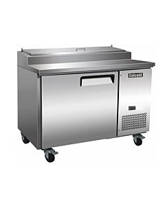 Celcold-CPP486 47.3" Single Door Pizza Prep Table - 16 Cu.Ft.