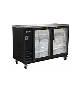 Celcold-CBB60 61" Double Glass Door Back Bar - 14.16 Cu.Ft.