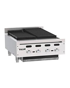 Vulcan VACB25 25" Heavy-Duty Radiant Natural Gas/ Liquid Propane Charbroiler - 68,000 BTU