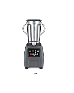 Waring CB15T One-Gallon Electronic Blender with Timer and Stainless Steel Container, 3.75 HP, 120V/1800W, cTUVus/NSF - CA