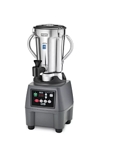 Waring CB15TSF One-Gallon Electronic Blender with Timer and Stainless Steel Container Spigot, 3.75 HP, 120V/1800W, cTUVus/NSF - CA