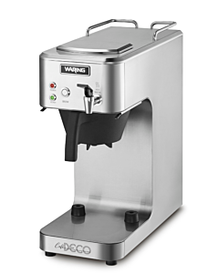 Waring WCM60PT Cafe Deco Thermal Coffee Brewer with Hot Water Faucet, 120V/1660W
