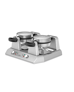 Waring WW250X2 Side-by-Side Single Belgian Waffle Maker, 120V/2400W, cETLus/NSF