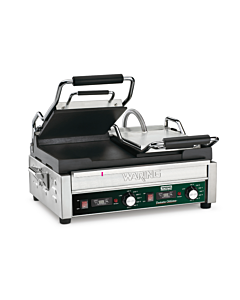 Waring WFG300T Tostato Ottimo® Double Flat Panini Grill with Timer, 9.75" x 9.25", 240V/3200W