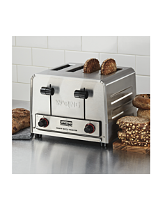 Waring WCT800 4-Slice Heavy-Duty Commercial Toaster, 120V/2200W
