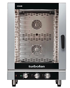 Turbofan EC40M10 Full Size 10-Tray Manual/Electric Combi Oven, 208V/240V, 60Hz