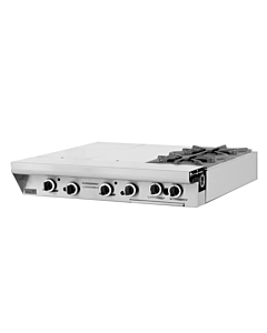 Garland M43-2T Master Series 34" Liquid Propane Modular Top Range with 2 Hot Tops (12" wide) and 2 Open Burners- 84,000 BTU - USA
