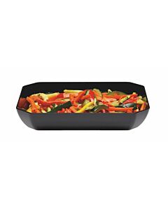 Cambro SFG1012 3 Qt Octagonal Display Tray 12 X 10 X 2" - Black