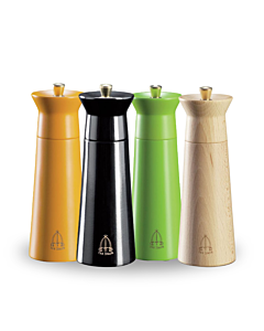 Omcan 15cm Nabucco Series Classic Collection - Beech Wood Pepper Mill
