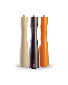 Omcan 30cm Trancredi Series Classic Collection Italian Beech Wood Pepper Mill
