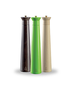Omcan 30cm Nabucco Series Classic Collection Italian Beech Wood Pepper Mill