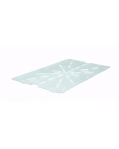 Winco SP71DS Full Size Polycarbonate Drain Shelf - CA