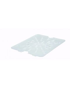 Winco SP72DS 1/2 Size Polycarbonate Drain Shelf - CA