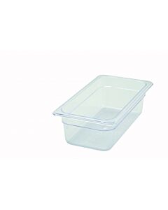 Winco SP7304 1/3 Size Polycarbonate Food Pan 4" Depth - USA