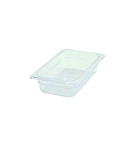 Winco SP7402 1/4 Size Polycarbonate Food Pan 2 1/2" Depth - USA