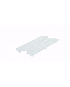 Winco SP74DS 1/4 Size Polycarbonate Drain Shelf - CA