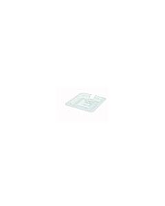 Winco 1/6 Size Polycarbonate Food Pan Cover - CA