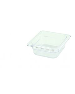 Winco SP7602 1/6 Size Polycarbonate Food Pan 2 1/2" Depth - USA
