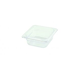 Winco 1/6 Size Polycarbonate Food Pan - CA