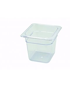 Winco SP7606 1/6 Size Polycarbonate Food Pan 6" Depth - USA