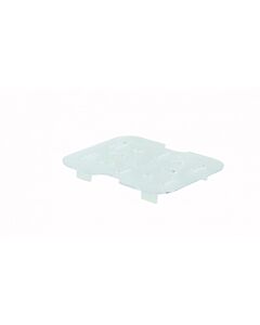 Winco SP76DS 1/6 Size Polycarbonate Drain Shelf - CA
