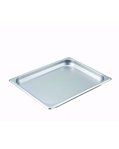 Winco SPH1 Half Size 1/2 Straight-Sided Steam Pan 25 Gauge Stainless Steel, 1 1/4" Depth (NSF) - USA