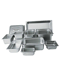 Winco Anti-Jam Steam Table Pan, Stainless Steel 24-Gauge