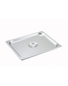 Winco SPSCH Half Size Stainless Steel (18/8) Steam Pan Cover, Solid - USA