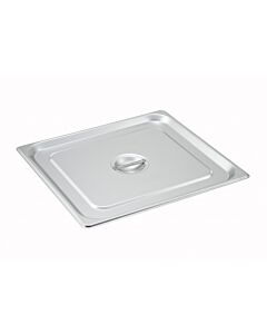 Winco SPSCTT 2/3 Size Stainless Steel (18/8) Steam Pan Cover, Solid - USA