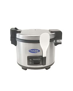 Atosa SRC-60H 19" 60-Cup Stainless Steel Rice Cooker & Warmer with Paddle Holder - 120V - CA