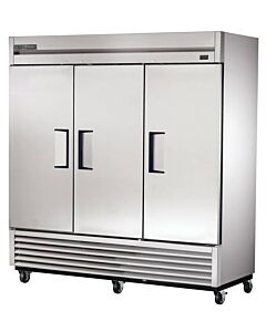 True T-72-HC Reach-In Solid Swing Door Refrigerator - CA