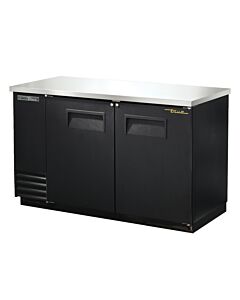 True TBB-2-HC 59" Two Solid Swing Door Back Bar Cooler - USA