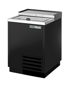 True TD-24-7-HC 24.5" Solid Slide Lid Deep Well Horizontal Bottle Cooler - 115V - CA
