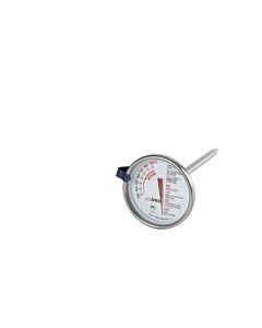 Winco TMT-MT2 2" Meat Thermometer, B &W Dial, NSF - CA