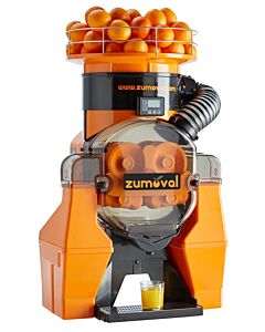 Zumoval FastTop Orange Juicer - Heavy-Duty Compact with Automatic Shower and Juice Level Detector - CA