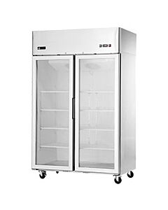 EFI F2-52GDSVC 52" Two Glass Door Reach-In Freezer