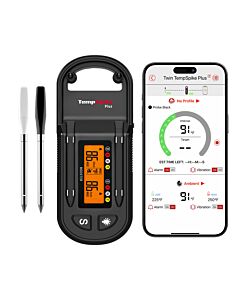 ThermoPro TP972W Wireless Dual Probe Bluetooth Meat Thermometer – Waterproof